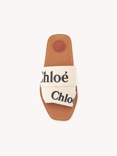 Chloe woody flat mule拖鞋